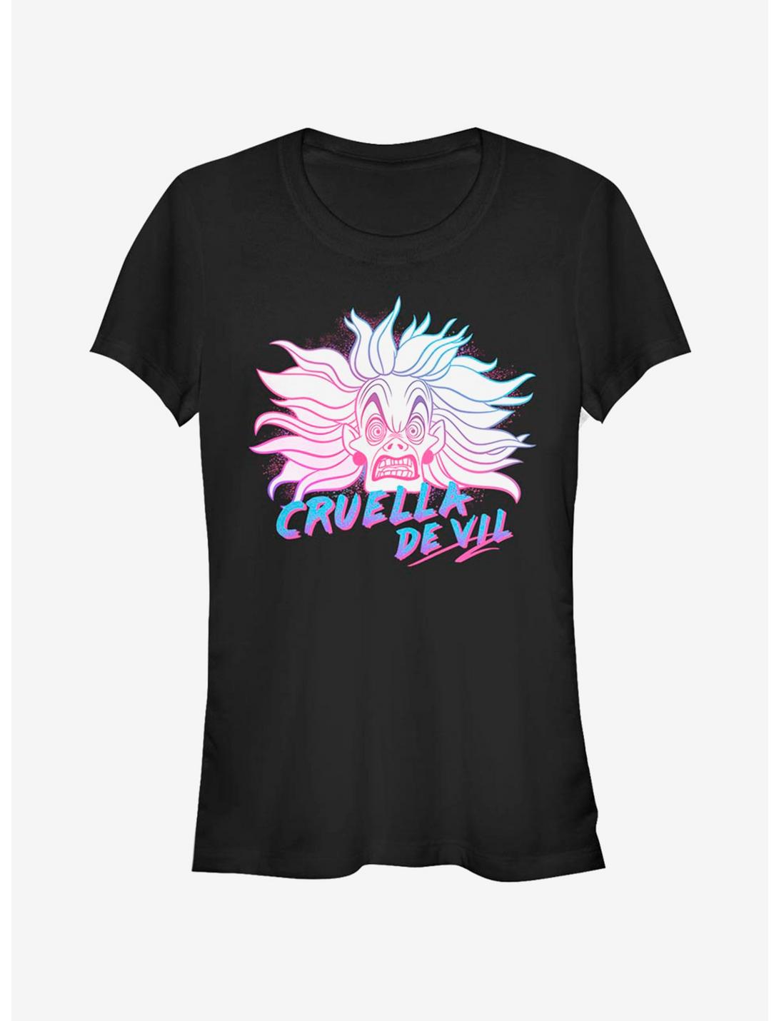 Disney Villains Cruella De Vil Crazy Cruella Girls T-Shirt