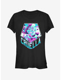 Disney Villains Cruella De Vil Cruella Pentaneon Girls T-Shirt