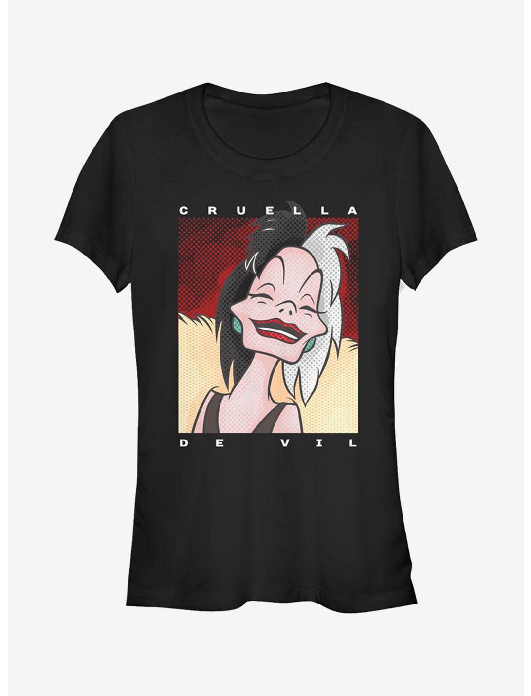 Disney Villains Cruella De Vil Cruella Tone Girls T-Shirt