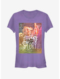 Disney Tangled Rapunzel Long Story Girls T-Shirt