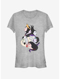 Disney Villains Wicked Profile Girls T-Shirt