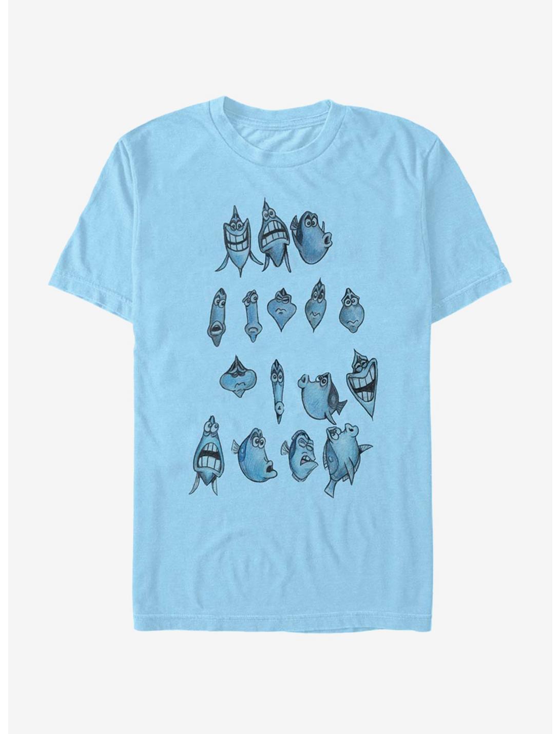 Disney Pixar Finding Nemo Dory Faces T-Shirt
