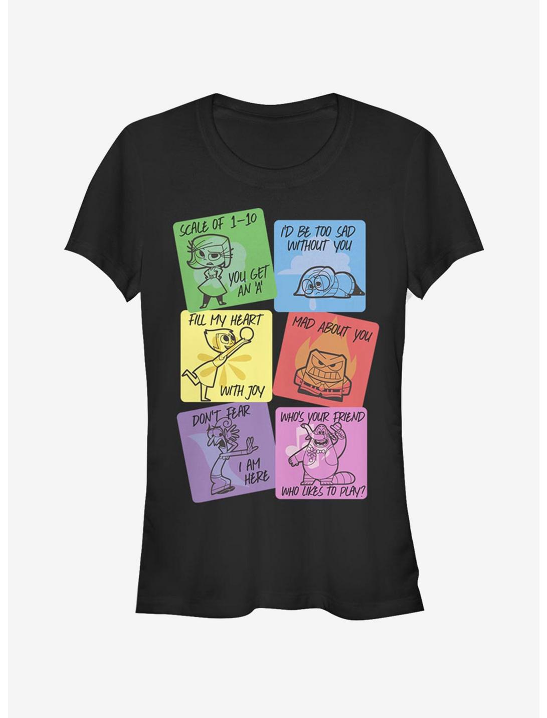Disney Pixar Inside Out V-Day Cards Girls T-Shirt