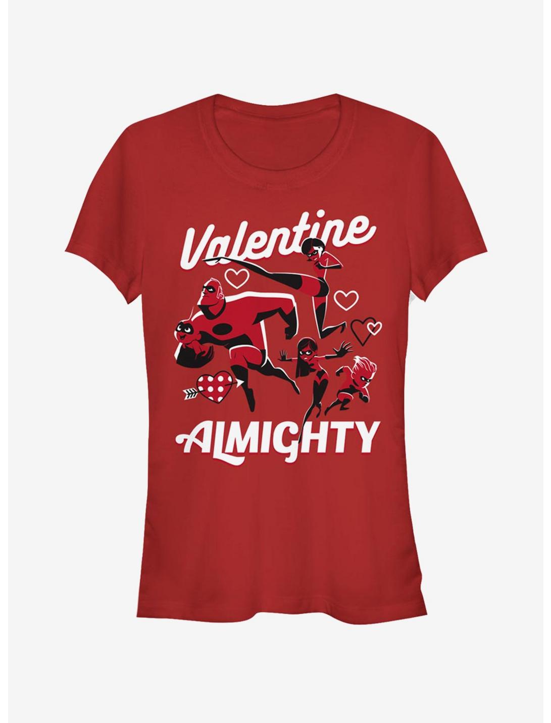Disney Pixar The Incredibles Valentine Almighty Girls T-Shirt