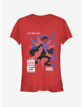 Disney Big Hero 6 Hiro Poster Girls T-Shirt