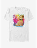 Disney Pixar Up Dug Watercolor Text T-Shirt