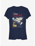 Disney Pixar Wall-E Axiom Poster Girls T-Shirt