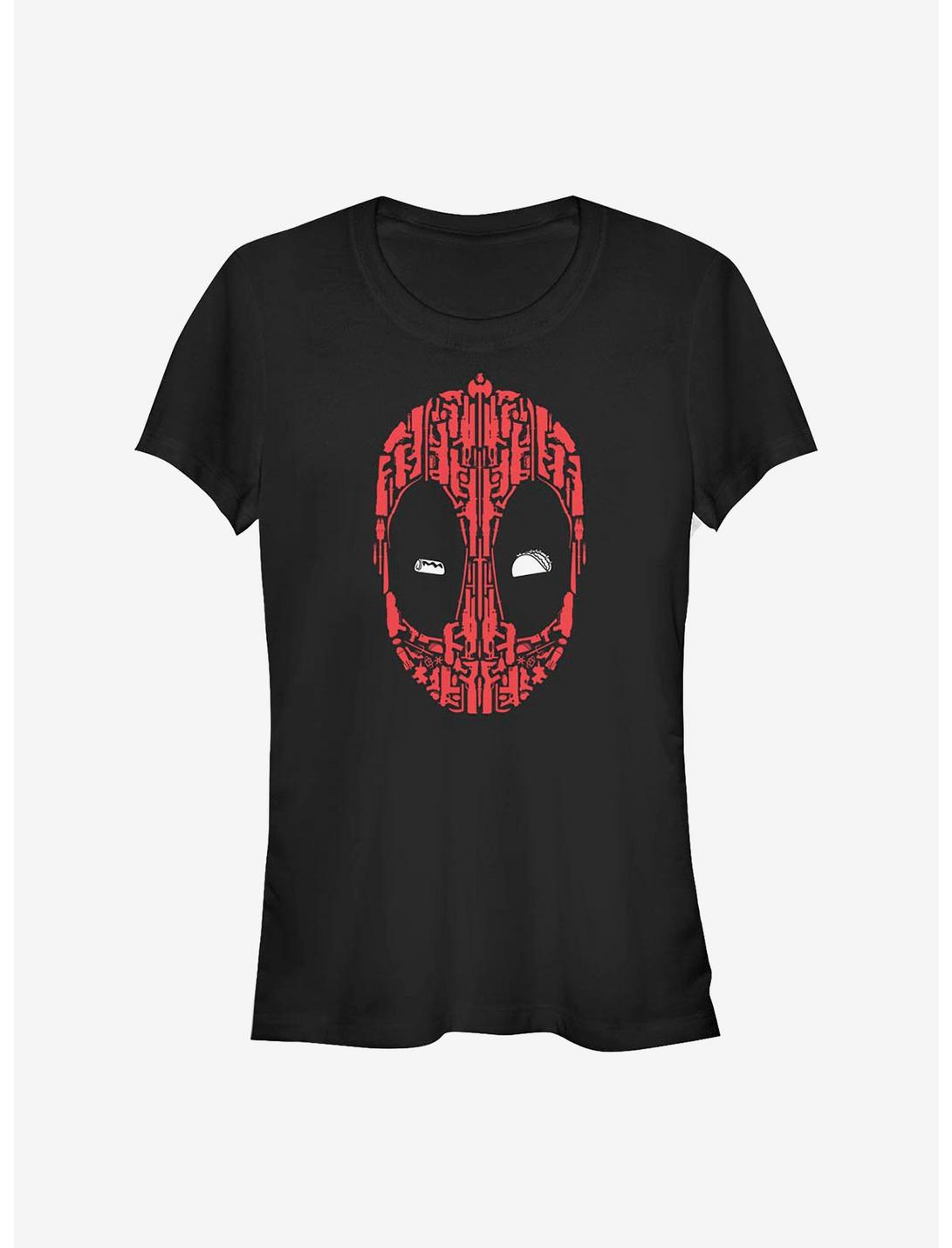 Marvel Deadpool Silhouette Deadpool Girls T-Shirt