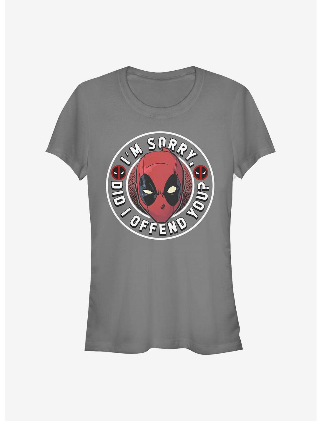 Marvel Deadpool Sorry Not Sorry Girls T-Shirt