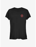 Marvel Deadpool Chalk Deadpool Girls T-Shirt