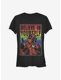 Marvel Deadpool Believe Rainbow Girls T-Shirt