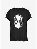 Marvel Deadpool White Shadow Girls T-Shirt