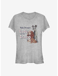 Disney Lady And The Tramp Movie Title Girls T-Shirt