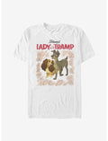 Disney Lady And The Tramp Vintage Cover T-Shirt