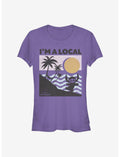 Disney Lilo & Stitch Beach Scene Girls T-Shirt