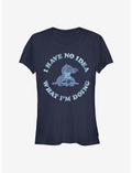 Disney Lilo & Stitch No Idea Girls T-Shirt