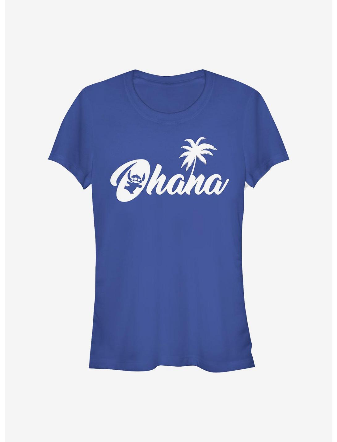 Disney Lilo & Stitch Sillhouette Ohana Girls T-Shirt