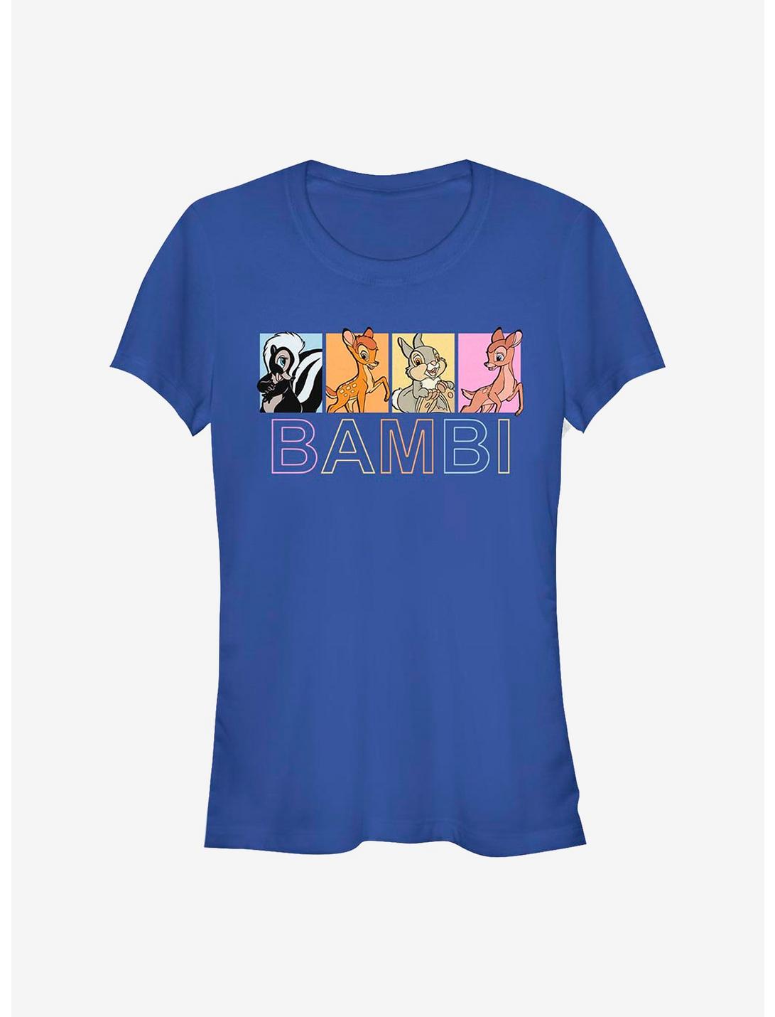 Disney Bambi Characters Box Up Girls T-Shirt