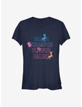 Disney Bambi Characters Names Stacked Girls T-Shirt