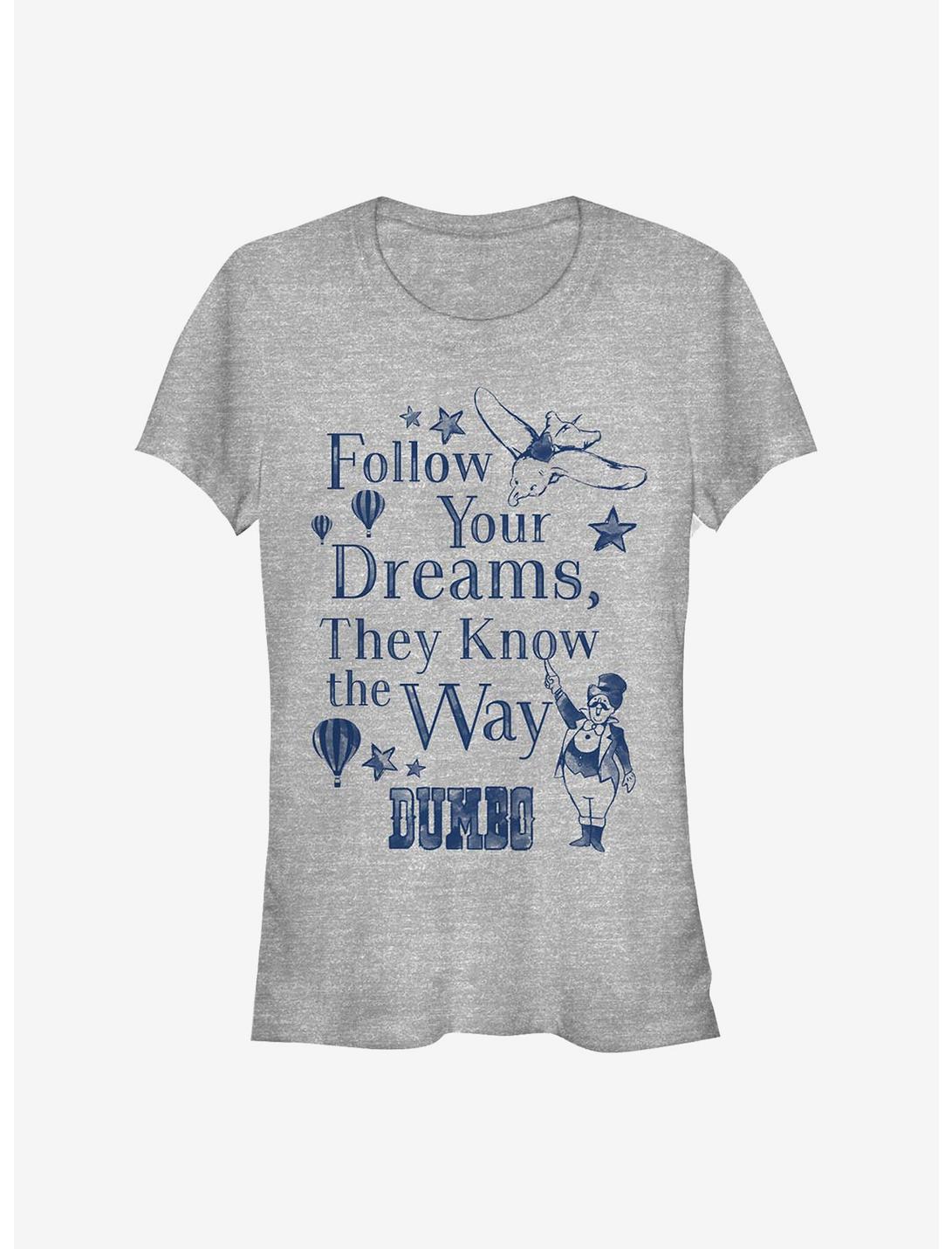 Disney Dumbo Follow Dreams Girls T-Shirt