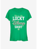 Disney Classic Lucky Disney Logo Girls T-Shirt