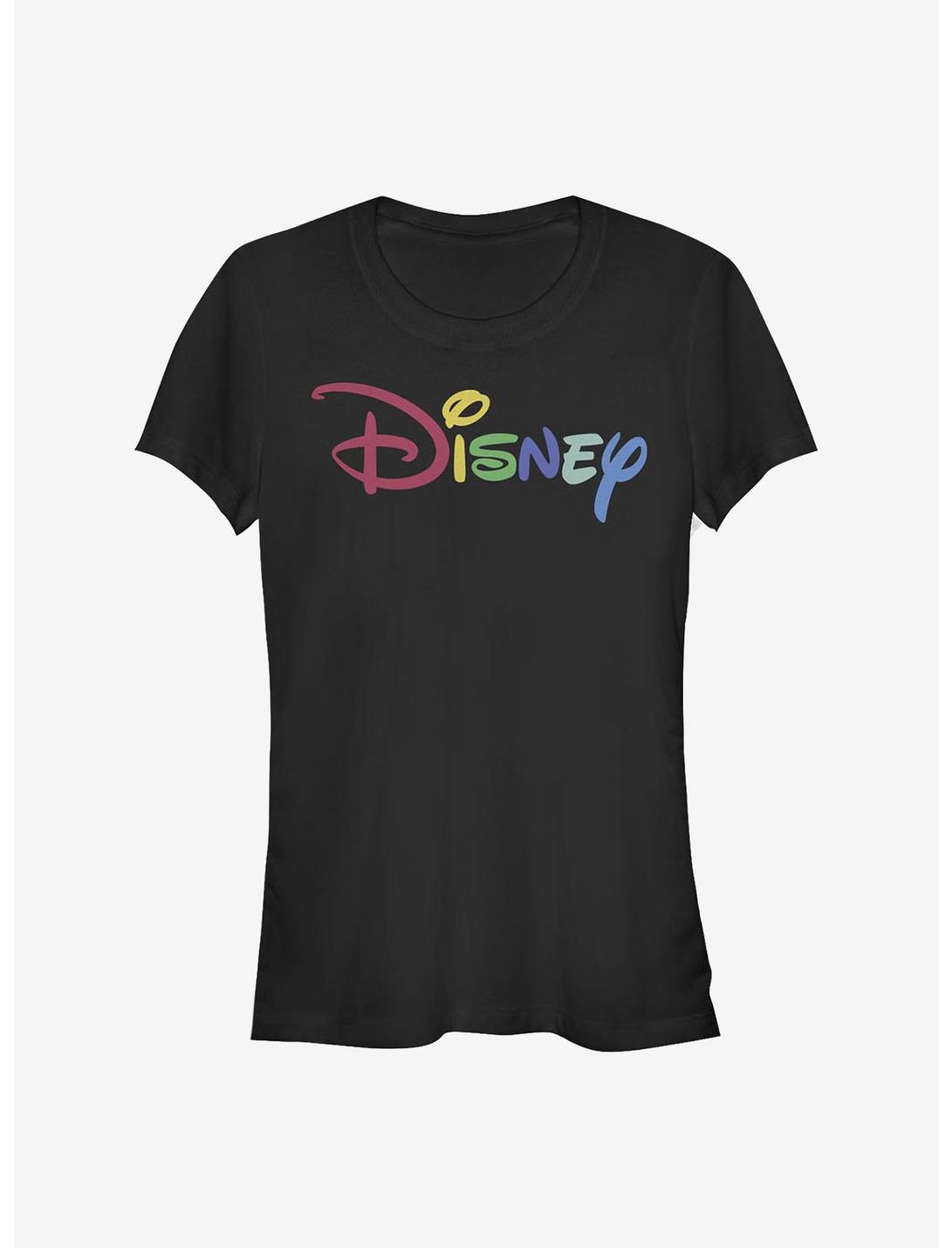 Disney Classic Multicolor Disney Logo Girls T-Shirt