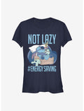 Disney Lilo & Stitch Lazy Energy Girls T-Shirt