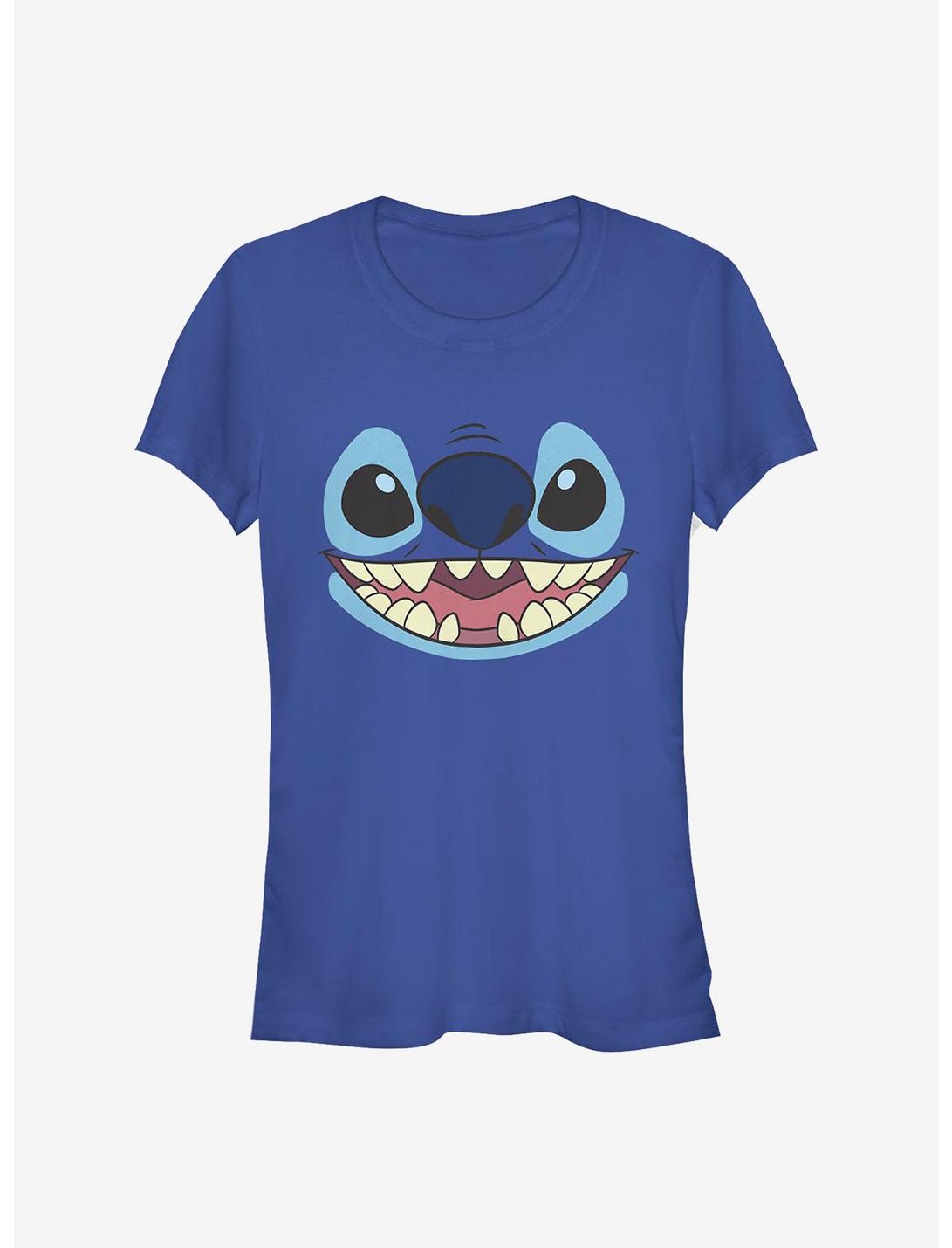 Disney Lilo & Stitch Face Large Girls T-Shirt