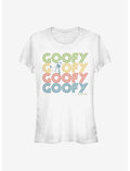 Disney Goofy Retro Stack Goofy Girls T-Shirt
