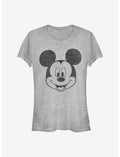 Disney Mickey Mouse Mickey Face Girls T-Shirt
