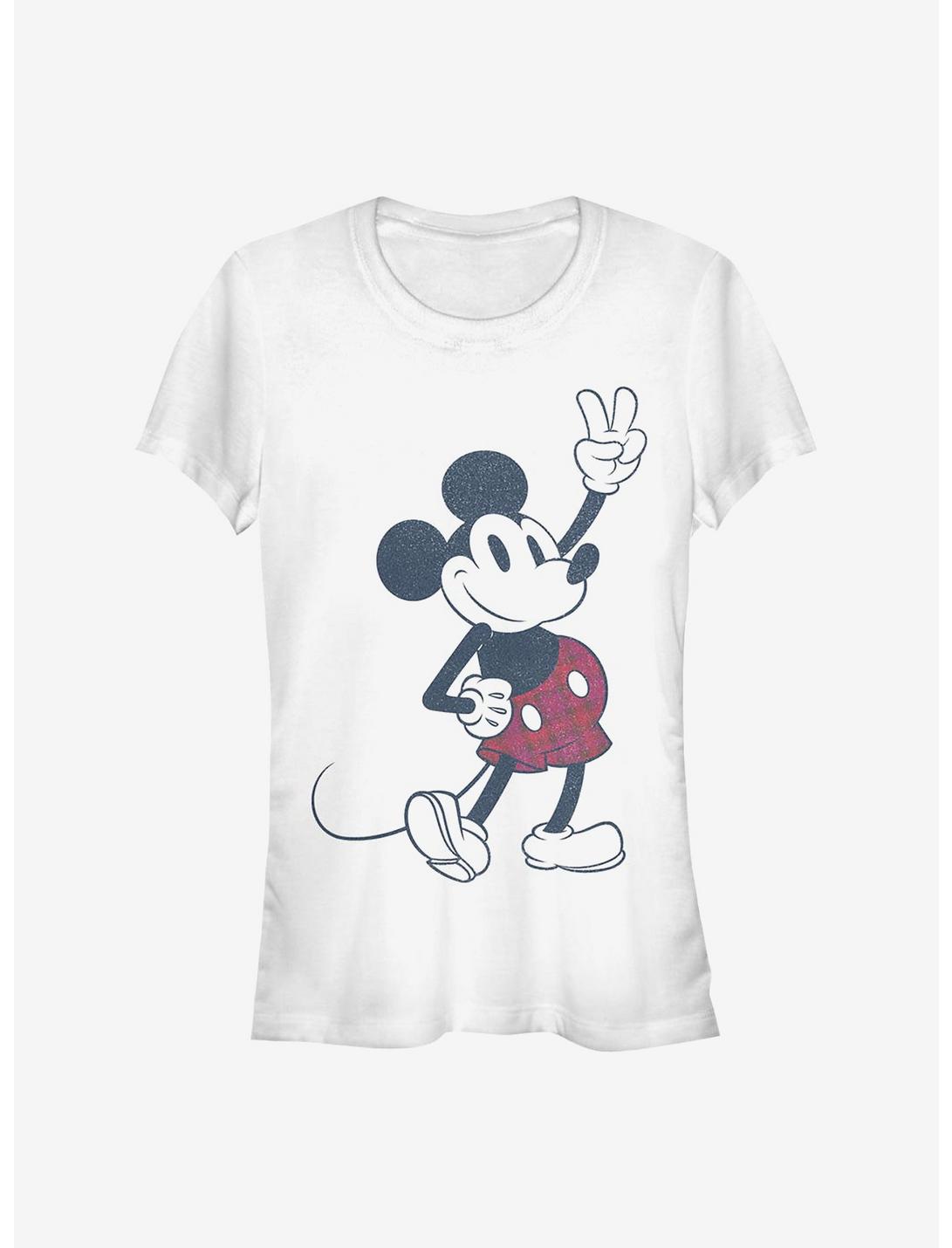 Disney Mickey Mouse Plaid Mickey Girls T-Shirt