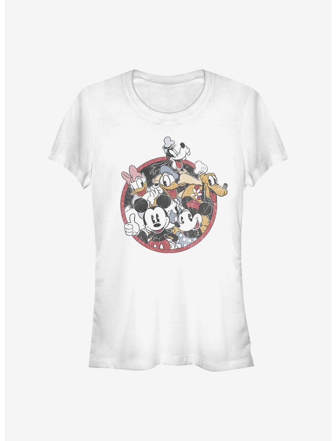 Disney Mickey Mouse Retro Groupie Girls T-Shirt