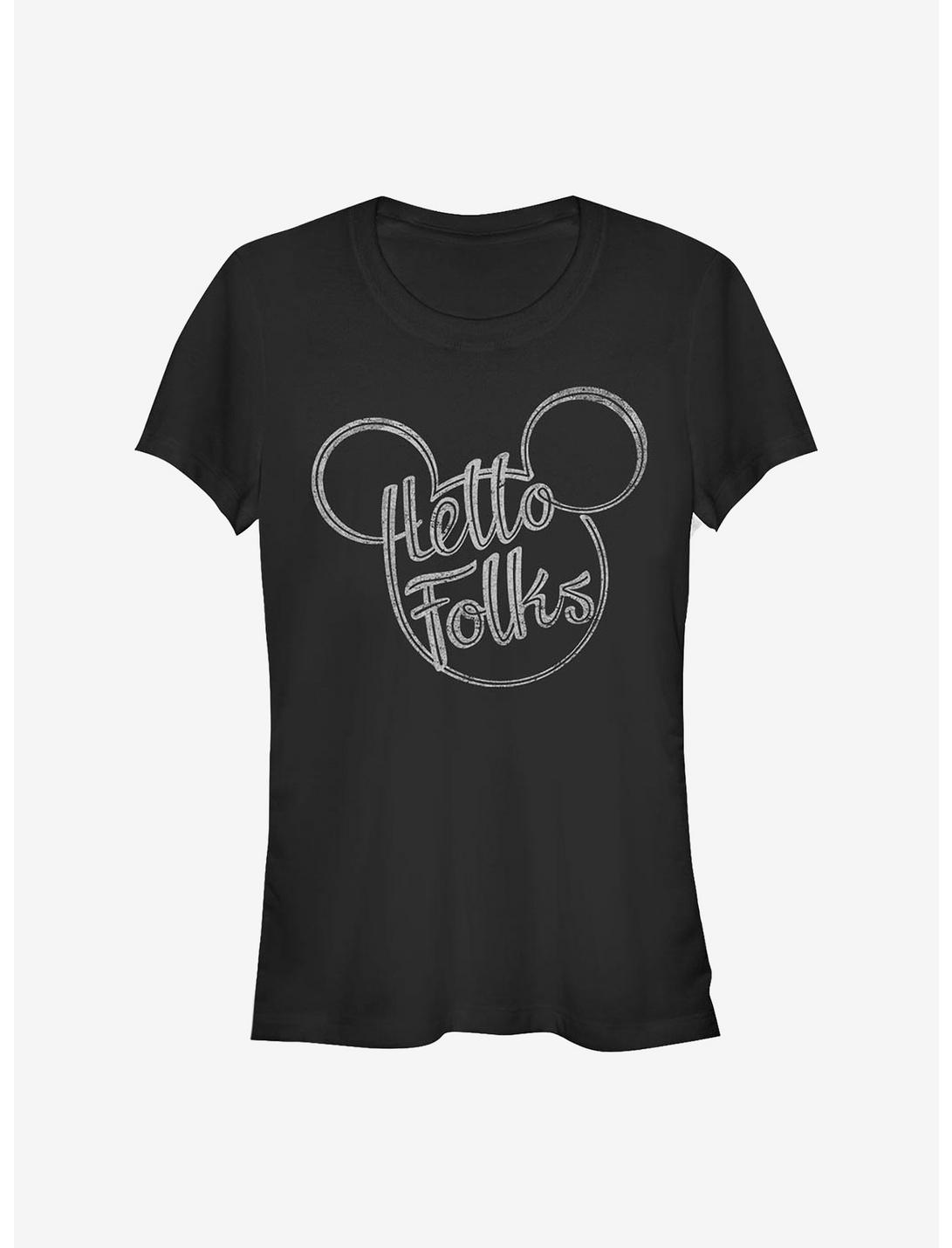 Disney Mickey Mouse Hello Folks Girls T-Shirt