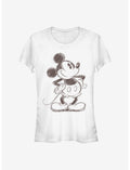 Disney Mickey Mouse Sketch Mickey Girls T-Shirt