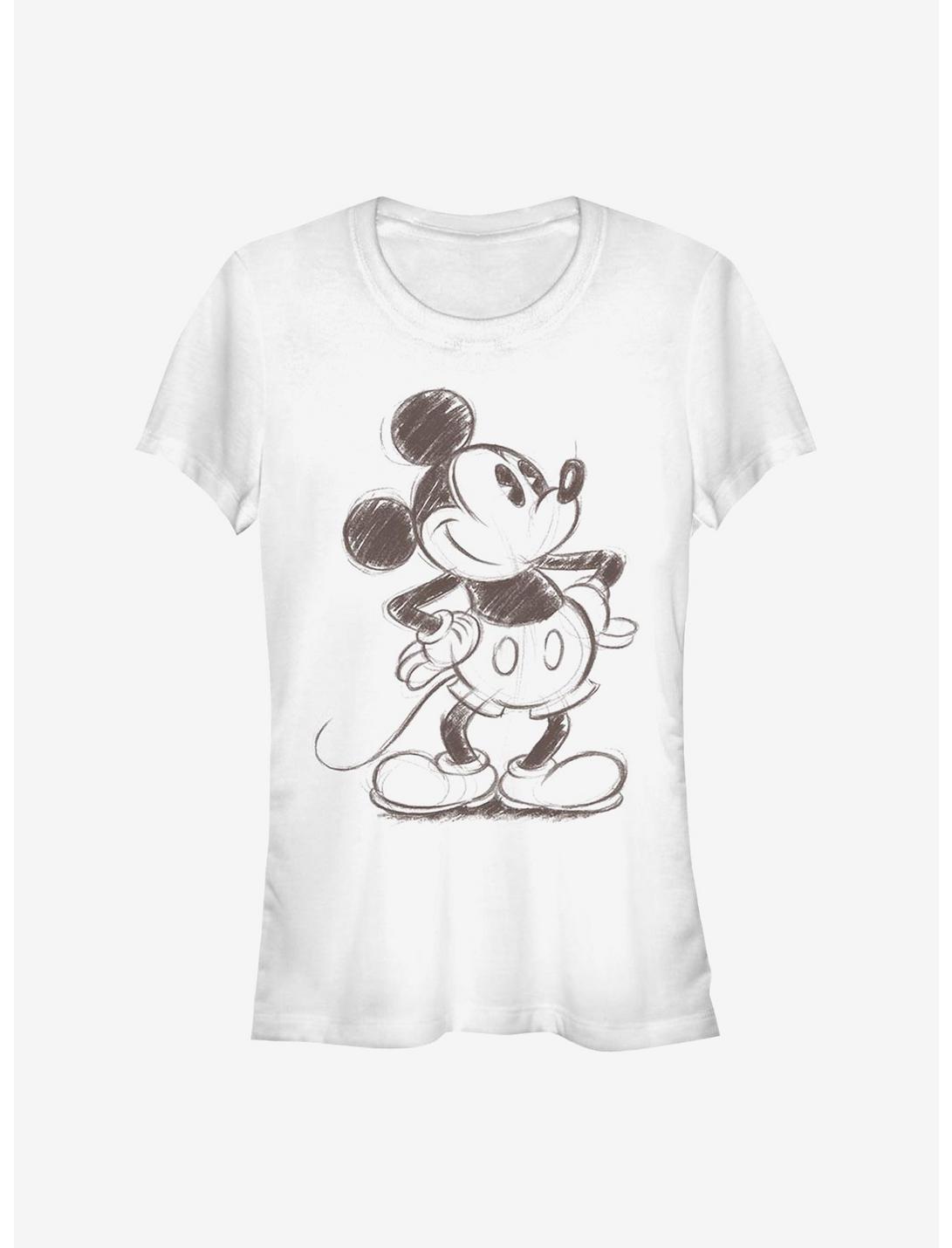 Disney Mickey Mouse Sketch Mickey Girls T-Shirt