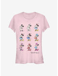 Disney Minnie Mouse Minnie Evolution Girls T-Shirt