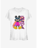 Disney Mickey Mouse Airbrushed Mickey Girls T-Shirt
