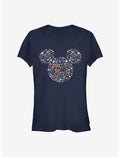 Disney Mickey Mouse Floral Ears Girls T-Shirt