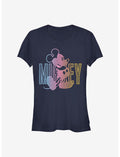 Disney Mickey Mouse Gradient Mickey Girls T-Shirt