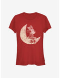 Disney Minnie Mouse Minnie On The Moon Girls T-Shirt