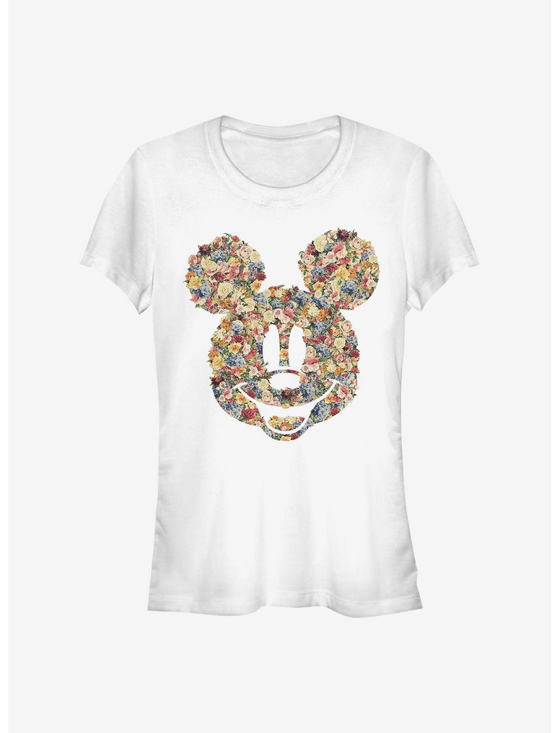 Disney Mickey Mouse Floral Mickey Girls T-Shirt
