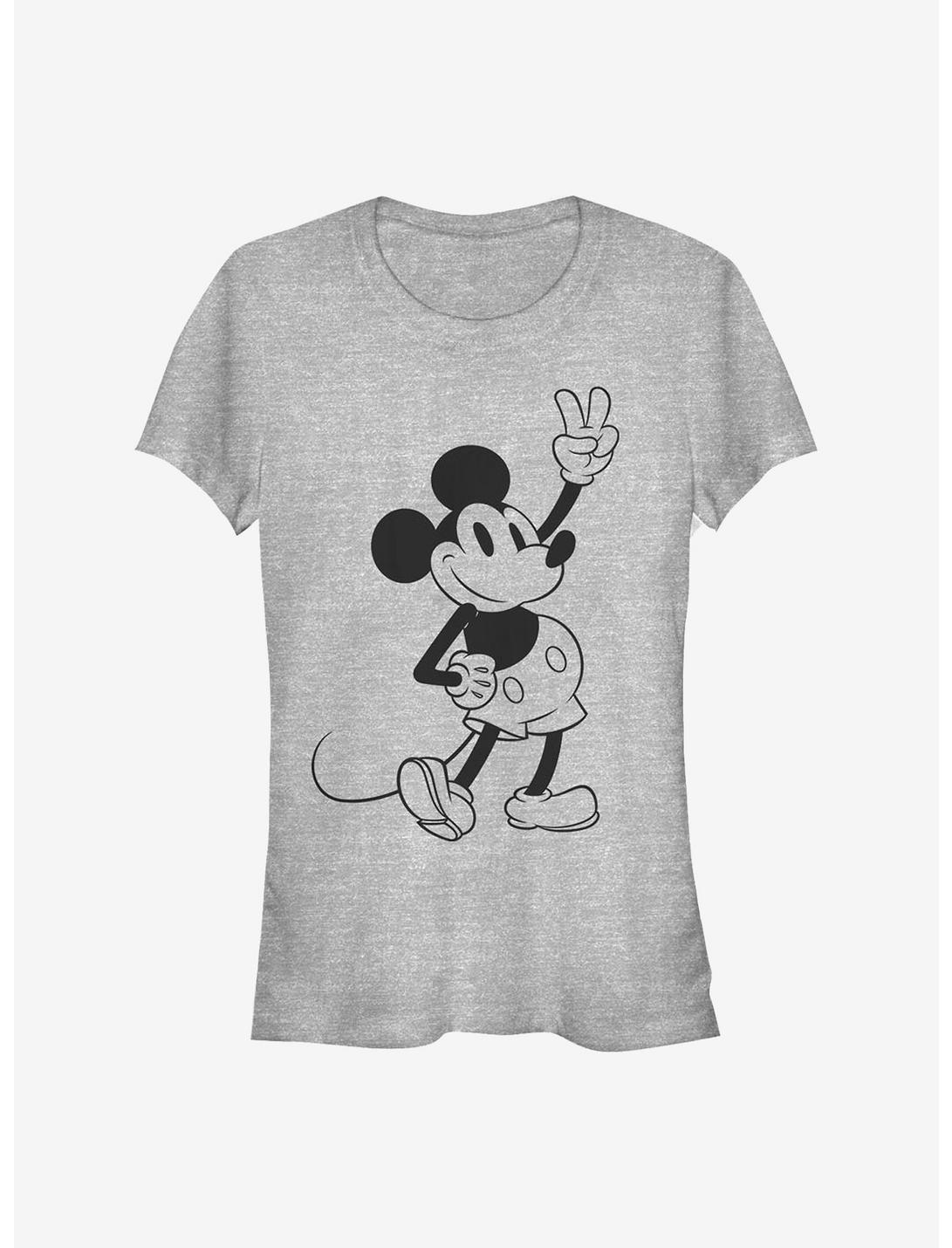 Disney Mickey Mouse Simple Mickey Outline Girls T-Shirt