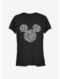 Disney Mickey Mouse Mickey Icons Fill Girls T-Shirt