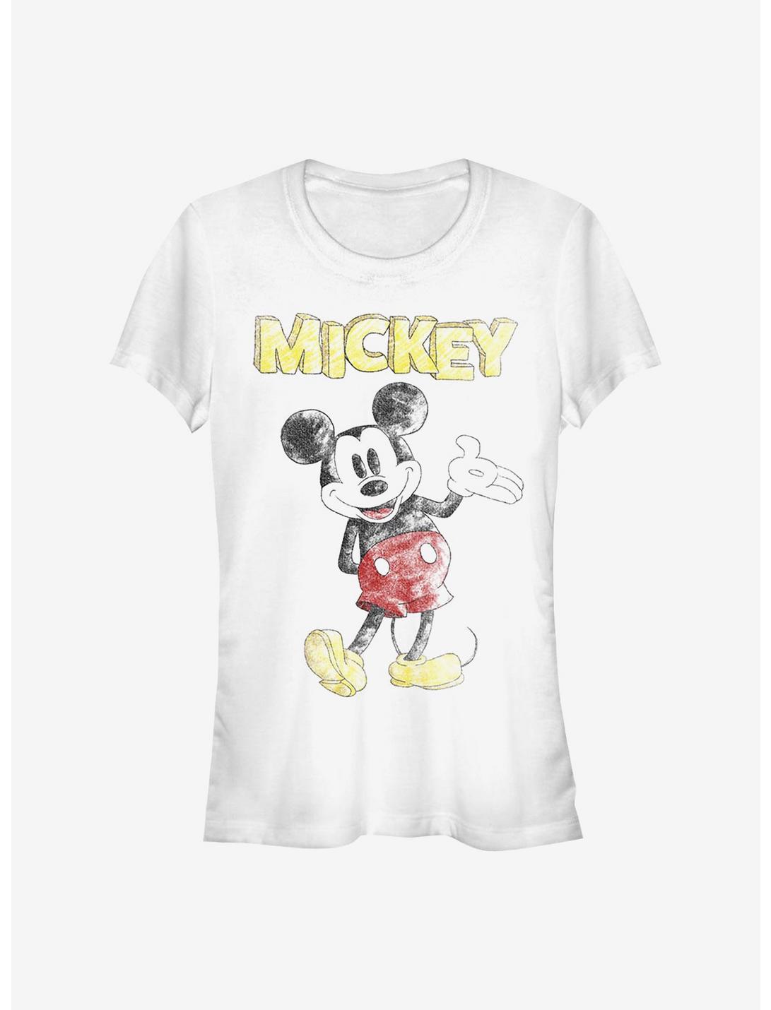 Disney Mickey Mouse Sketchy Mickey Girls T-Shirt