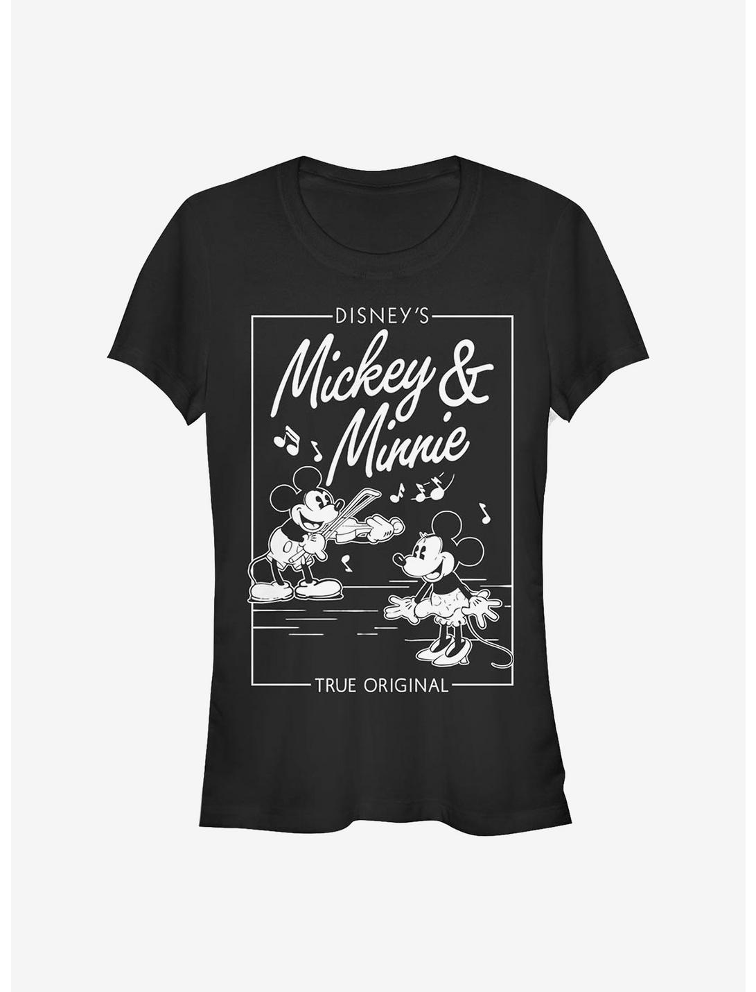 Disney Mickey Mouse & Minnie Mouse Music Cover Girls T-Shirt