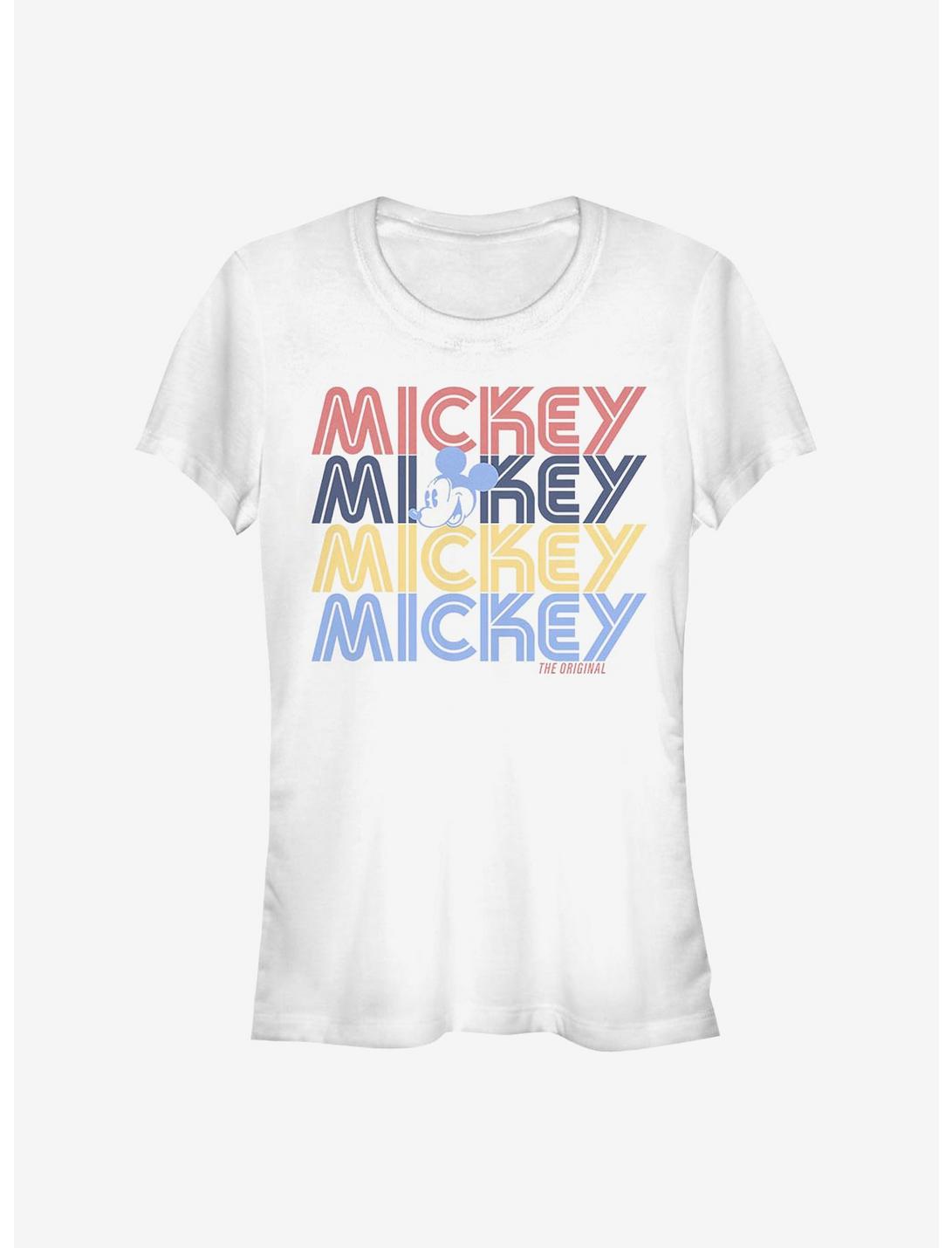 Disney Mickey Mouse Retro Stack Girls T-Shirt