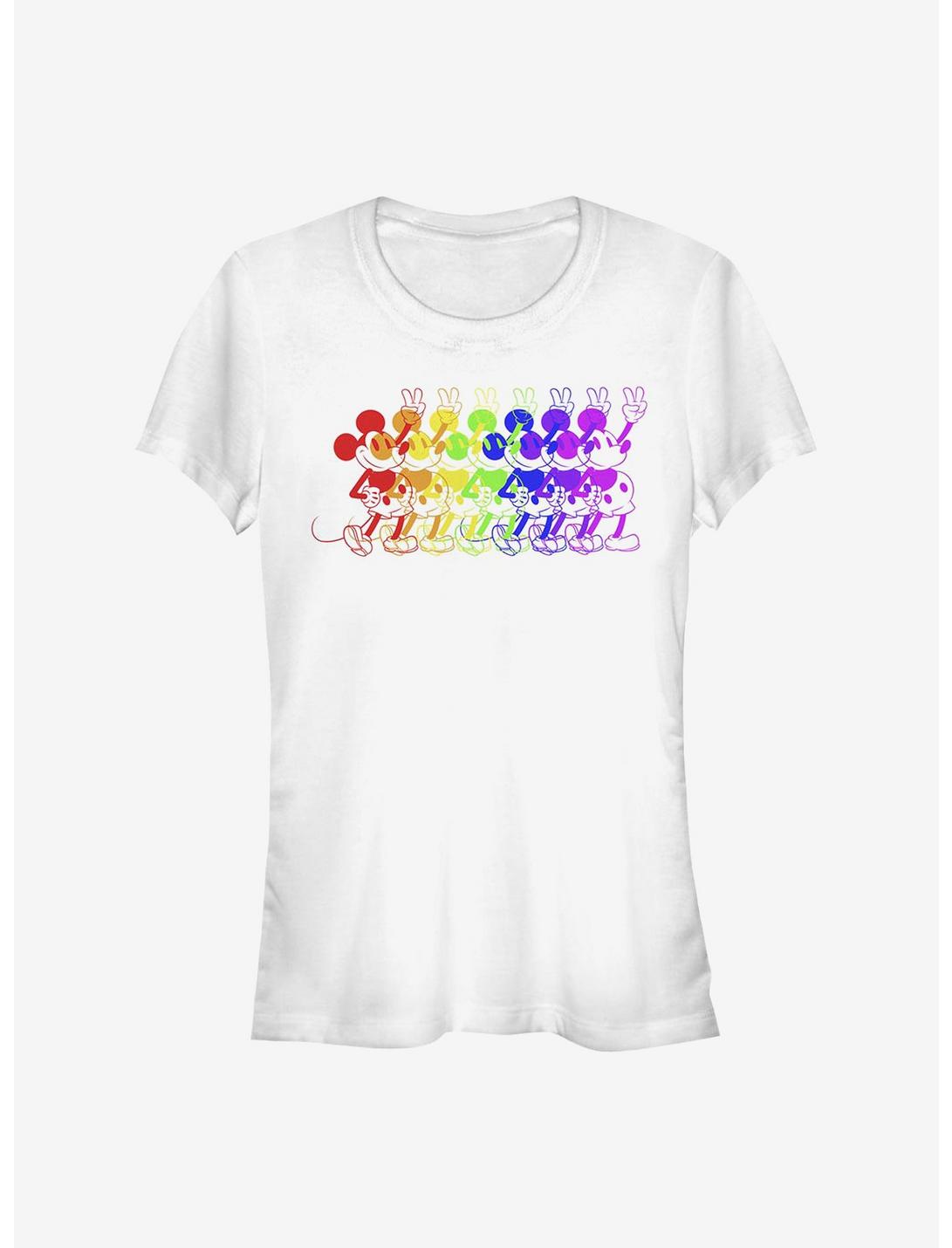 Disney Mickey Mouse Rainbow Mouse T-Shirt