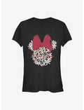 Disney Minnie Mouse Floral Minnie Girls T-Shirt