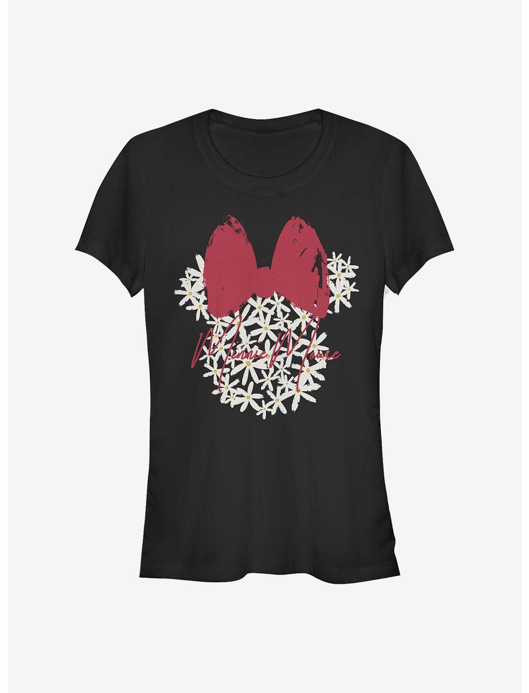 Disney Minnie Mouse Floral Minnie Girls T-Shirt