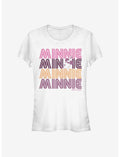 Disney Minnie Mouse Retro Stack Minnie Girls T-Shirt